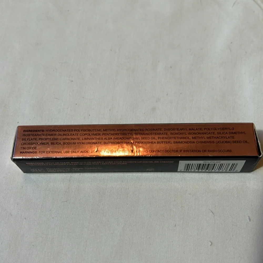 RealHer High Shimmering Lip Gloss- I Am Brave-ShimmerSilver  NIB